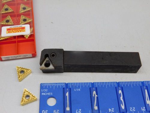 Zenit 3/4&#034; indexable tool holder with sandvik carbide inserts for sale