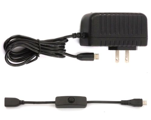 Loverpi 5v 2a certified microusb led power supply adapter with push on/off po... for sale