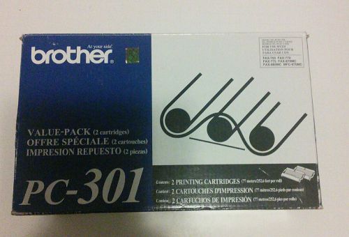 Genuine Brother PC-301 Value Pack 2 Pcs New