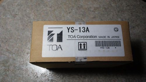 TOA INTERCOM YS-13A backbox.  New in box.