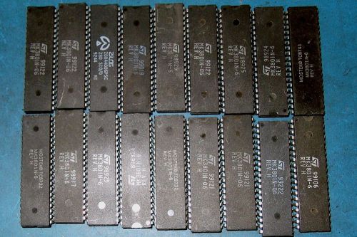 20PC Z80-STI - SERIAL TIMER INTERRUPT CONTROLLER LOT - PN MK3801N PDIP40