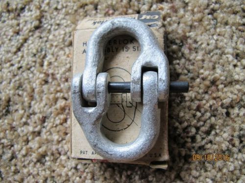 Vintage CM 9/32&#034; COUPLING LINK HAMMERLOCK FULL ALLOY CHAIN SLING COUPLER - NOS