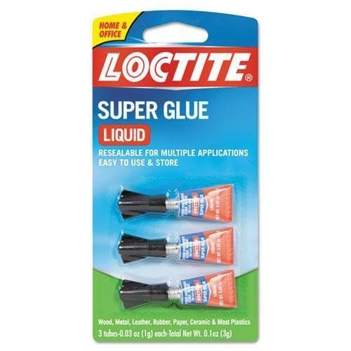 Loctite 1710908 super glue liquid 3 pack 3 gm for sale