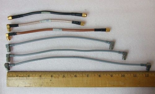 Quantity 6 Pieces  -  Misc. RF Microwave Flexible SMA Male to SMA Male Cables
