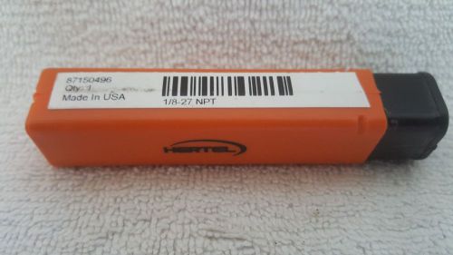 HERTEL Standard Pipe Tap Thread Size 1/8-27 NPT New (87150496)