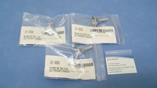 Hu-Friedy 21-023 Hartman Ear Specula Set, 3 new units