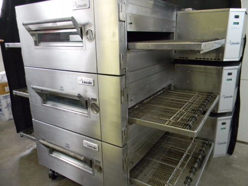 Lincoln impinger conveyor triple stack pizza gas oven 1600 **we offer financing* for sale