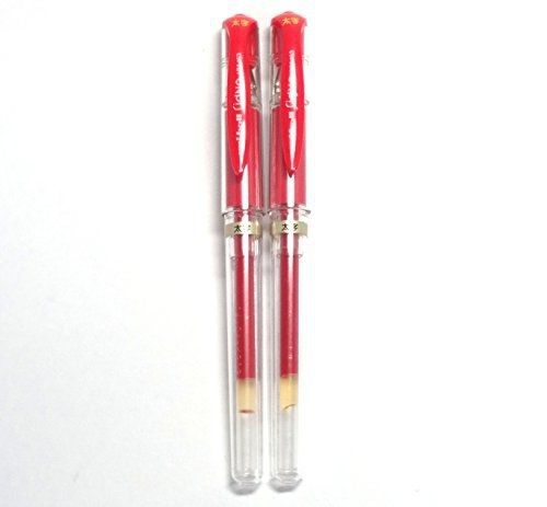 Uni-ball Signo Broad UM-153 Gel Ink Pen, Red, 2 pens per Pack (Japan import)