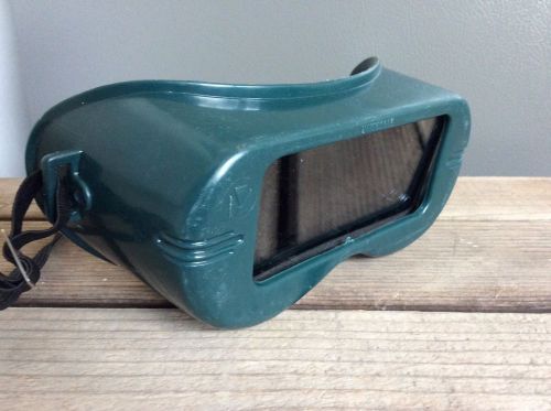 Vintage Unigoggle Green Welding Steampunk Goggles