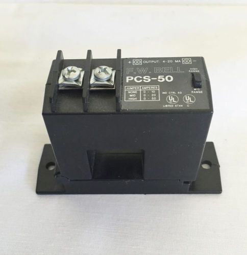 Fw bell pcs-50 inductive sensor current 50a 100hz 4 - 20ma dc 40 vdc panel mount for sale