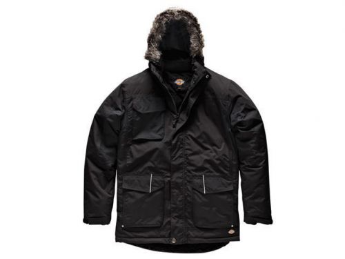 Dickies - Two Tone Parka Jacket Black - XXL (52-54in)