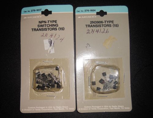 30 x NPN &amp; 2N3906-Type Switching Transistors