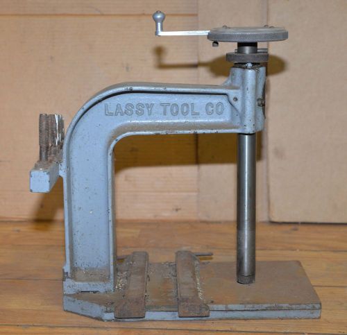 Lassy #12B hand tapper machine with taps machinist blacksmith metal working tool