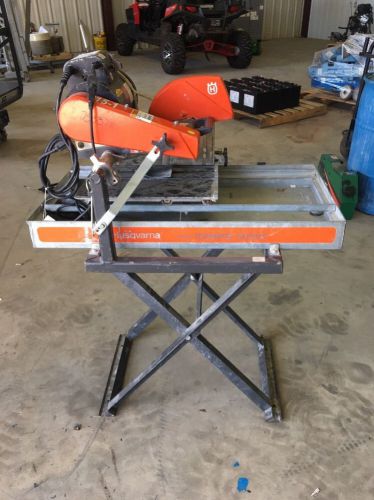 Husqvarna Tilematic TS250X3 10&#034; Wet Tile Saw Steel Tray With Stand No Blade