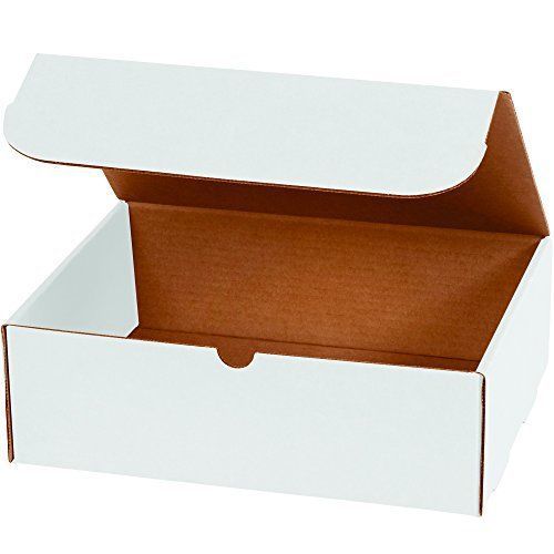 New box bm1074 corrugated mailers 10&#034; x 7&#034; x 4&#034; oyster white pack of 50 for sale