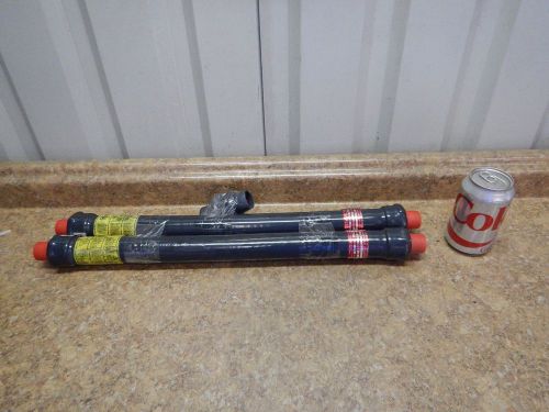 2 new 3/4&#034; x 18&#034; cooper crouse hinds conduit fitting haz loc eclk 218 robroy for sale