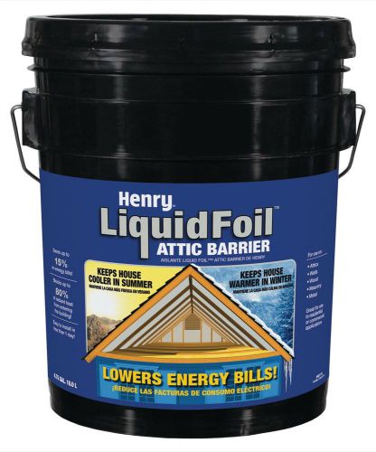 Liquid foil spray radiant barrier paint coating 5gal for sale