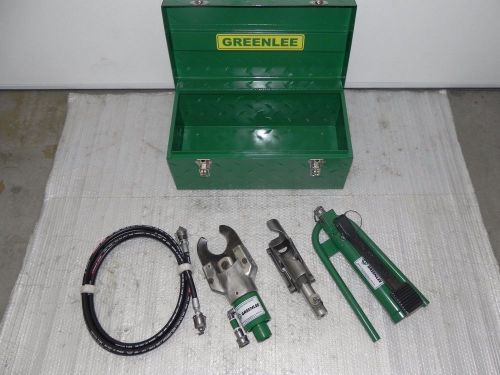 Greenlee 800 Hydraulic cable Bender,750 cutter W.1725 foot pump. 767,746,7310