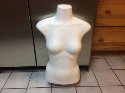 Torso Mannequin Waist Long Plastic Form