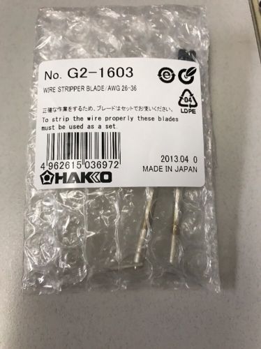 New Hakko G2-1603 Blade,Long,26-36 Awg,Pair,Ft-801