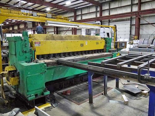 0.375&#034; x 10&#039; wysong power sq. shear for sale