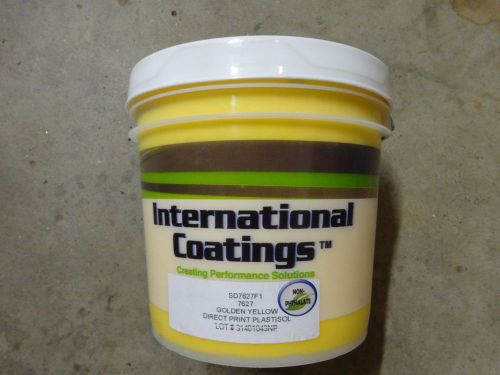 International Coatings 7627 Golden Yellow plastisol ink 1 Gal