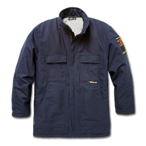 Workrite fr flame resistant 11 oz ultrasoft insulated field coat, large, regular for sale