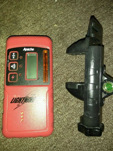 APACHE LIGHTNING 2 LASER RECEIVER DETECTOR,SPECTRA,TOPCON,RUGBY,TRIMBLE