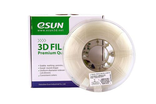 eSUN PETG filament 1.75mm Natural 1kg(2.2lb) Spool for Makerbot, Reprap, UP, Af
