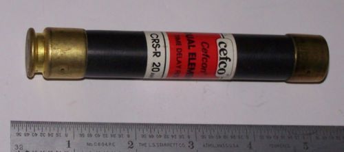 Cefco CRS R-20 Dual Element Time Delay Fuse Class RK5
