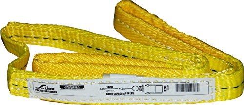 S-line 20-ee1-9801x4 lifting sling 1-ply, 1-inch by 4-foot, flat eye to eye for sale