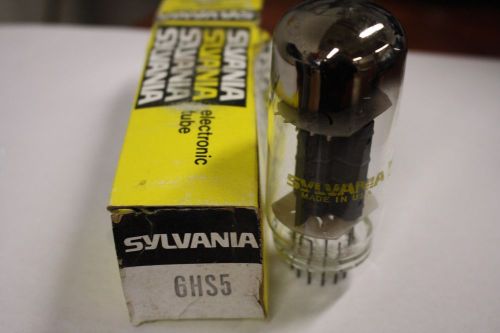 6HS5 SYLVANIA VINTAGE TUBE - NOS IN BOX