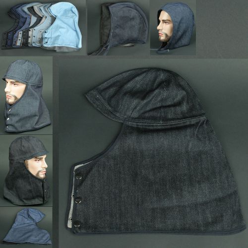 Welding Protector WDT NM dark Navy Denim Jean Welder Head Neck Cover Hood Seal