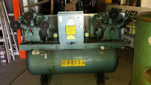 CURTIS twin pump air compressor HVAC