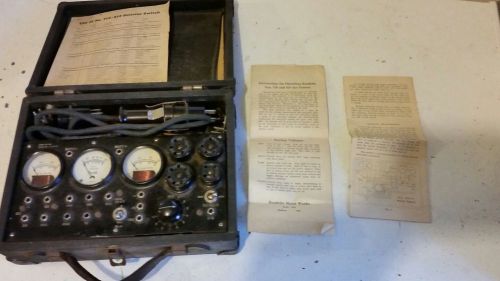 vintage Readrite meter works model no. 710 set tube tester