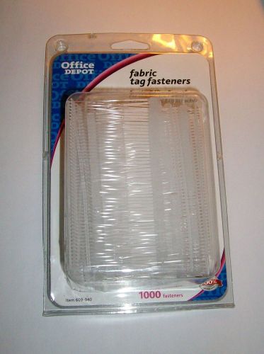1,000 2&#034; FABRIC TAG FASTENERS