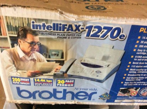 Brother IntelliFax 1270e Fax Machine Free Shipping