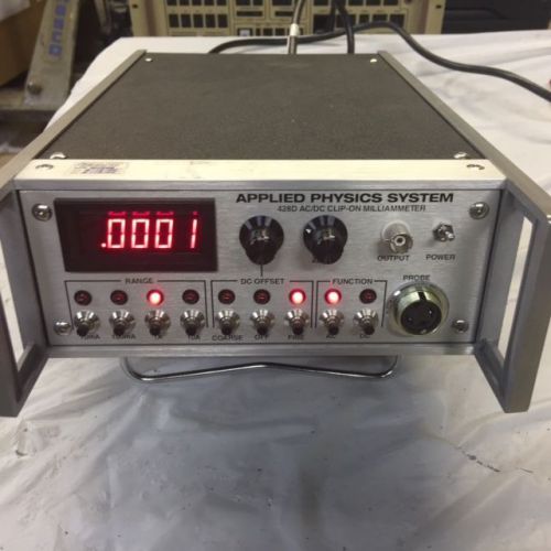 Applied Physics/HP Agilent 428C DC Clip-on Milliammeter