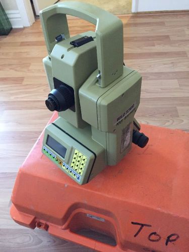 Leica total station wild tc1010 with carrying case for sale