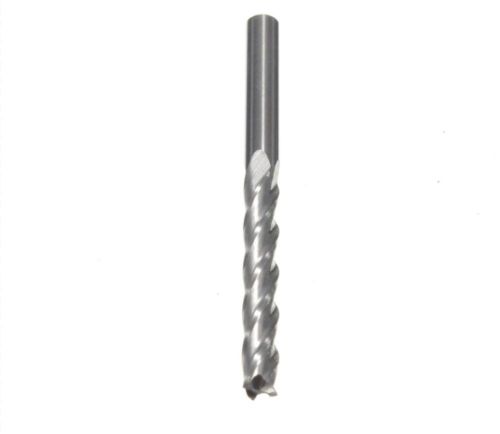 5x 1/8&#039;&#039; 3.175mm hq carbide cnc four 4 flute spiral bit end mill cutter cel 22mm for sale