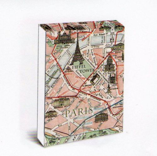 Purse/Pocket Note Pad - Paris Map - by Graphique de France