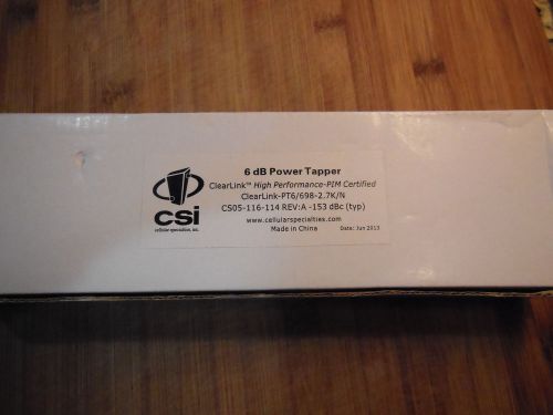 CSI Westell CS05-116-114 Rev A 6dB Power Tapper -153dBc PIM