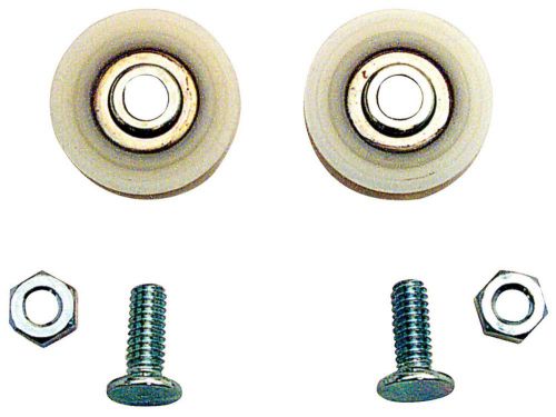 1504 Sliding Door Roller with Bolts, 1-1/4-Inch Nylon Ball Bearing, 2-Pack