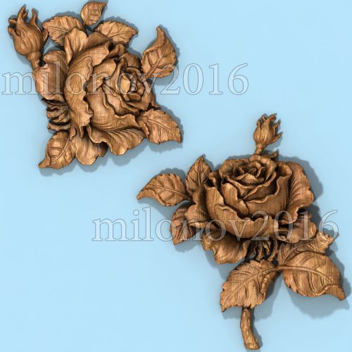 3d stl Model 2 pcs for CNC Router Aspire Artcam