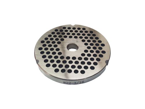 Size #22 meat grinding plate disc 3/16 holes for hobart meat grinder free ship for sale