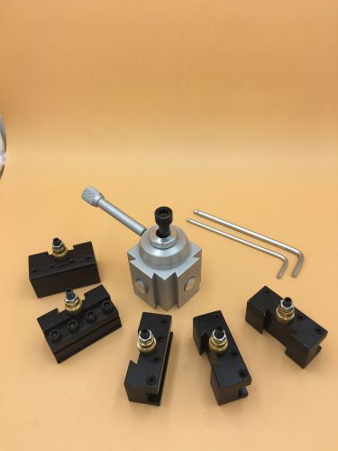 Mini Quick change tool post holder 6PCS/SET -Aluminium Material (+1pc holder)