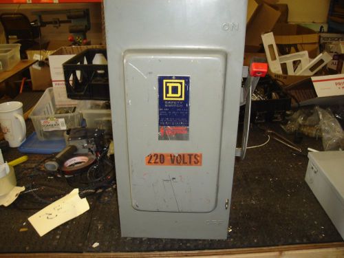 Square D HD Enclosed Switch H323N, Series E1, 100 Amps, 240VAC FREE SHIPPING