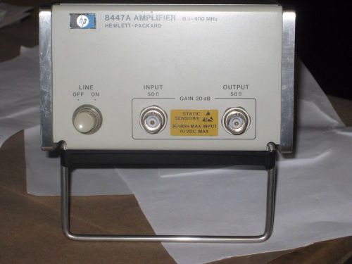 HP - AGILENT 8447A 0.1-400 MHz DUAL AMPLIFIER