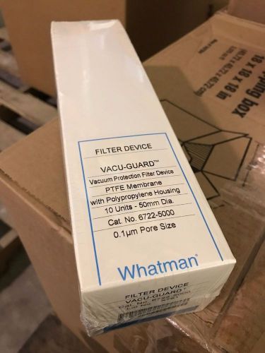 Ge whatman 6722-5000 vacu-guard vacuum protection filter, 50mm disc, lot of 4 for sale