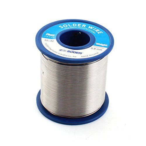 Uxcell? 0.8mm 60/40 60% tin 40% lead solder soldering wire spool reel for sale